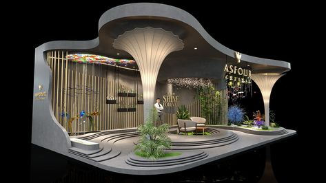 Crystal Asfour Booth 2022 :: Behance Booth Design Exhibition, Corporate Event Design, Retail Store Interior Design, Exhibition Stall Design, Retail Store Interior, Exhibition Stall, Stall Designs, Exhibition Stand Design, Exhibition Booth Design