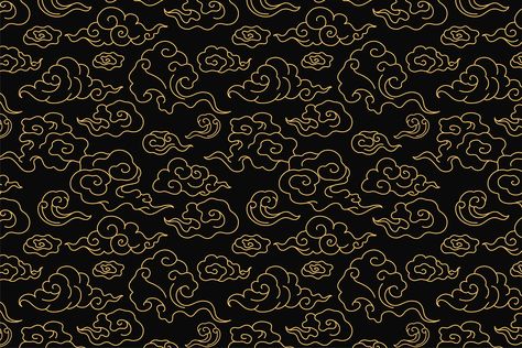 Cloud background, seamless Chinese oriental pattern vector | free image by rawpixel.com / ton Nurse Cosplay, Patterns Japanese, Cloud Background, Chinese Background, Cloud Phone, Chinese Illustration, Cloud Illustration, Traditional Chinese Art, Abstract Cloud