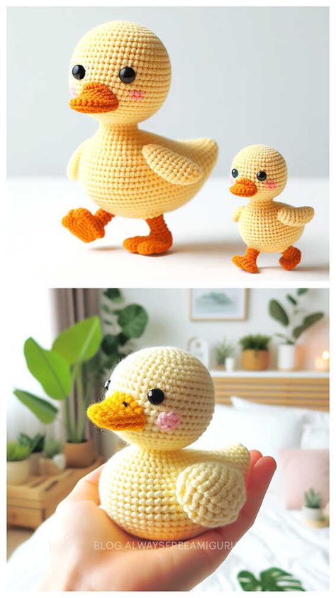 Tony the Duck Amigurumi Crochet Free Pattern Duckling Crochet Pattern Free, Crochet Rubber Duck Pattern Free Amigurumi, Crocheted Duck Free Pattern, Crochet Duck Lovey Free Pattern, Duck Amigurumi Pattern, Crochet Ducks Free Pattern, Crochet Magnets Free Pattern, Rubber Duck Crochet Pattern Free, Free Crochet Duck Pattern