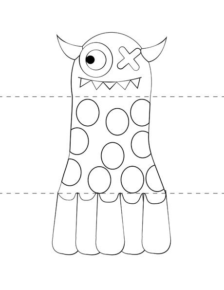 Printable make your own monster craft from print-cut-paste-craft.com Monster Theme Activities, Make A Monster Craft Free Printable, Build A Monster Free Printable, Free Monster Printables, Create A Monster Craft, Create Your Own Monster Printable, Easy Paper Crafts For Kids, Make Your Own Monster, Felt Monster