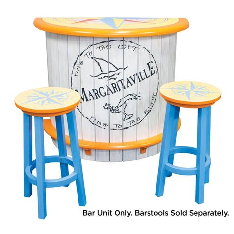 Margaritaville Bar, Margaritaville Decor, Tiki Bars Diy, Lifeguard Chair, Wine Stand, Stemware Rack, Bar Sets, Backyard Bar, Wine Bottle Rack