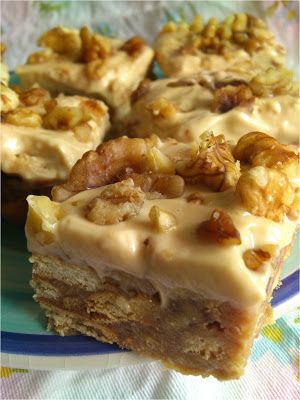 Chocolate Fudge Slice, Fudge Slice, Walnut Slice, Coffee Fudge, Rich Tea Biscuits, No Bake Slices, Walnut Fudge, Slice Recipe, Tray Bake Recipes