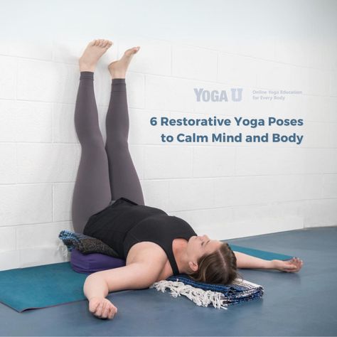 All care starts with self-care.  Practice this short soothing, calming, and restorative yoga sequence to relieve stress and elevate your mood.  This sequence is a great way to start or end the day.  https://yogauonline.com/yoga-health-benefits/yoga-for-stress-relief/restorative-yoga-poses-to-calm-mind-body/  #yogasequence #yogaforstressrelief #stressmanagement #yogaforanxiety #wellness #restorativeyoga #calm #stressrelief #anxietyrelief Restorative Yoga Sequence, Yoga Health Benefits, Yoga Articles, Yoga Education, Restorative Yoga Poses, Lymph Drainage, Yoga Guide, Yoga Bolster, Calm Mind