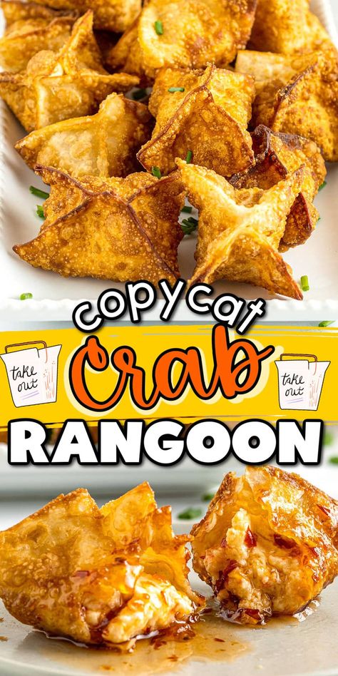 Cream Cheese And Crab Wontons, Easy Crab Rangoon Egg Rolls, Authentic Crab Rangoon Recipe, Crab Rangoons Recipe, Sweet Crab Rangoon Recipe, Crab Wonton Recipes, Crab Rangoon Air Fryer, Shrimp Rangoon, Easy Crab Rangoon