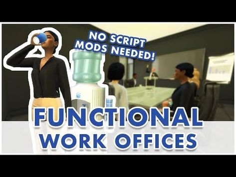 (463) MAKE FUNCTIONAL CORPORATE OFFICES 🏢 (NO MODS NEEDED) - The Sims 4 CC Showcase - YouTube Ts4 Get To Work Mods, Sims 4 Jobs Cc, Sims 4 Cc Job Mods, Sims 4 Multiple Jobs Mod, Ts4 Mods Careers, Sims 4 Office Cc, Sims 4 More Careers Mod, The Bright Sessions, Lotes The Sims 4