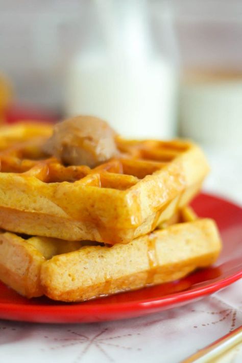 Cornmeal Waffles Cornmeal Waffles Easy, Corn Muffin Waffles, Pumpkin Waffles With Bisquick, Savory Cornmeal Waffles, Cornmeal Waffles, Cornbread Waffles, Fried Cornbread – Southern Cornmeal Hoecakes, Cinnamon Honey Butter, Waffle Toppings