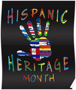 Hispanic heritage month Poster Happy Hispanic Heritage Month, Hispanic Heritage Month Classroom Door, Mexico Cookies, Mexican Heritage Month, Latin Heritage Month, Hispanic Heritage Month Bulletin Board, Spanish Heritage Month, Hispanic Heritage Month Crafts, Hispanic Heritage Month Activities