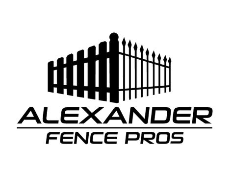 Alexander Fence Pros - Quality and Professional Fencing Design and Installation. Wood, Iron, Vinyl, Security, Gates - Get your free estimate today! Fence Logo Ideas, Fence Company Logo, Fence Logo Design, Fencing Logo Design, Gate Logo, 3d Pen Art, Fencing Companies, Fence Styles, Company Logo Design