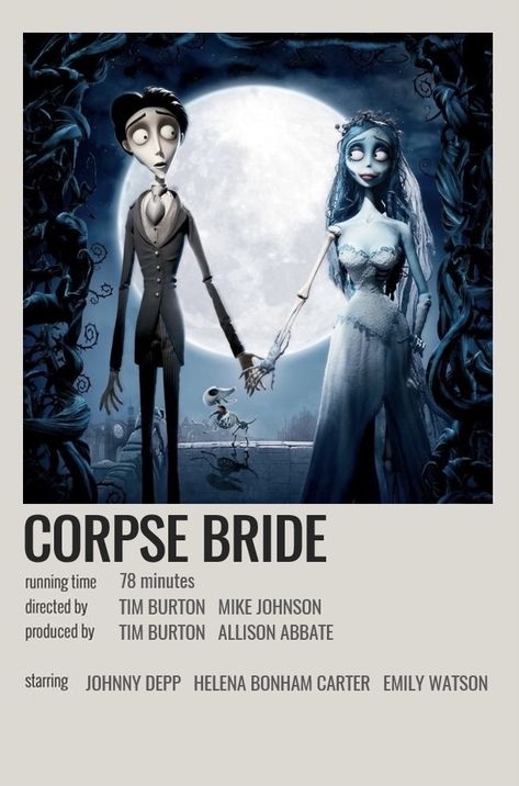 Corpse Bride Movie, Corpse Bride Art, Bride Aesthetic, The Corpse Bride, جوني ديب, Movies To Watch Teenagers, Halloween Movie Night, Most Paused Movie Scenes, Iconic Movie Posters