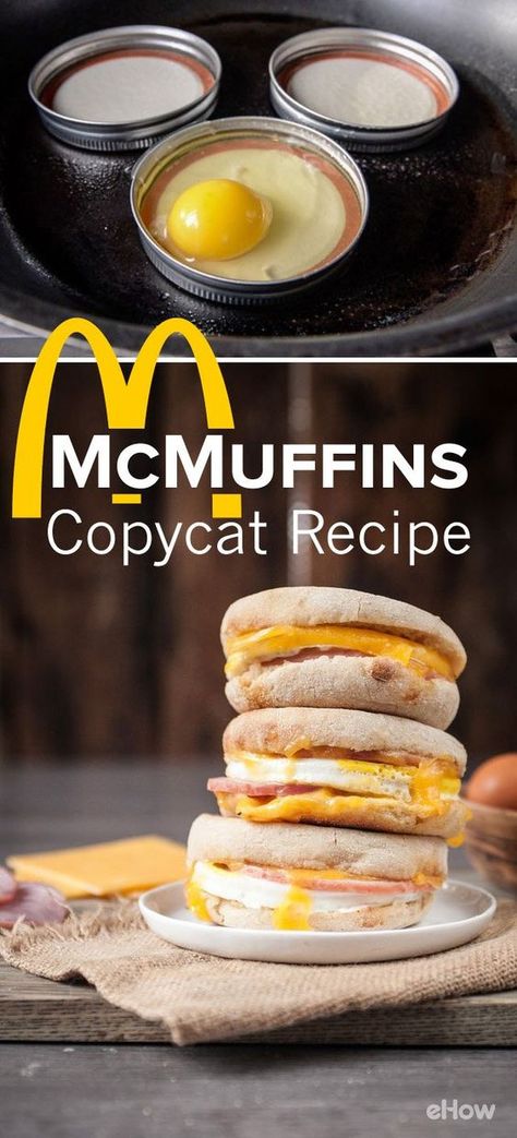 Mcdonalds Egg Mcmuffin How To Make, Mcdonald’s Egg Mcmuffin Recipe, Mcdonalds Mcmuffin Recipe, Mcdonald’s Mcmuffin, Mcdonald Breakfast Sandwich, Bacon And Egg Mcmuffin, How To Make Egg Mcmuffin, Mcdonalds Sausage Egg Mcmuffin, Mcdonald’s Sausage Mcmuffin