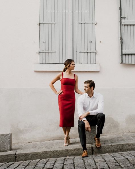 Paris Engagement Session | Destination Photographer | Weddings & Portraits Couple Outfits Matching Classy, Sweet Home Aesthetic, Aesthetic Decoration Ideas, Engagement Photos Classy, Couple Outfits Matching, Paris Engagement, Aesthetic Decoration, France City, Couple Engagement Pictures