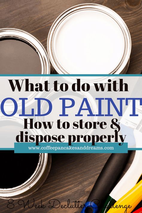 How To Store Paint Cans, How To Store Paint, Paint Storage Containers, Family Room Organization, Paint Walls, Paint Organization, Furniture Redos, Gallon Of Paint, Leftover Paint