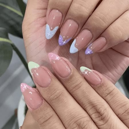 Nails 2022, Almond Acrylic Nails, Cute Nail Ideas, Soft Nails, Nail Art Inspo, Cat Nails, Short Acrylic Nails Designs, New Nails, Girls Nails