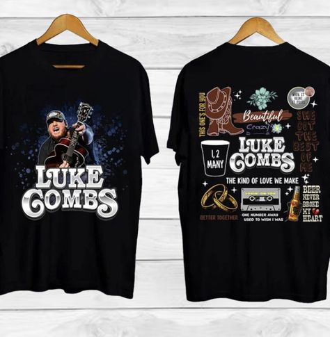 luke combs concert outfit linked on my like to know it, cutest pieces for country concert, country concert outfit, luke combs concert outfit, country, western Luke Combs Concert, Alabama Crimson Tide Logo, Joker T Shirt, Luke Combs, Country Song, Country Music Shirts, Country Songs, Vintage Fits, Fall Shirts