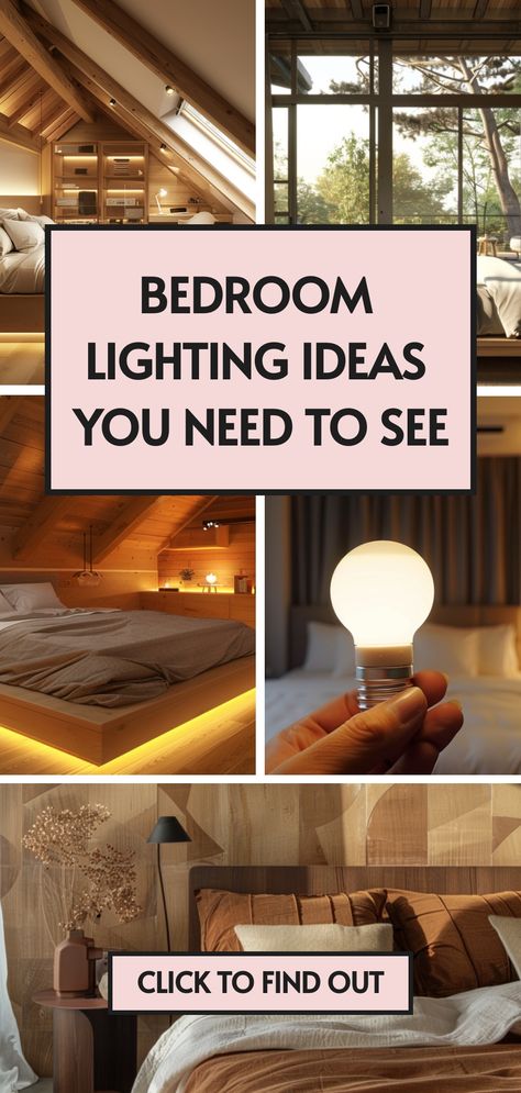 Revamp your bedroom with stunning bedroom lighting ideas that will transform your space into a cozy haven! 🌟🛌 Discover our top picks for bedroom lights and fixtures that will elevate your room's look. Tap here to learn more! Bedroom Lights Ideas, Bedroom Lighting Ideas, Dimmable Floor Lamp, Setting The Mood, Led Lighting Bedroom, Bedroom Lights, Hanging Bedroom, Lights Ideas, Bedroom Night Light