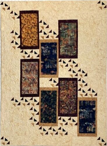 Big Adventures Quilt Pattern by Mountainpeek Creations | eBay Raven Quilt, Japanese Quilt Patterns, Low Volume Quilt, Abstract Quilt, Japanese Quilts, Instant Gratification, Contemporary Quilts, Panel Quilts, Fly High