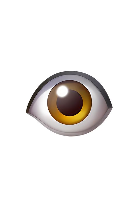 The emoji 👁️ depicts a single eye, with a black pupil in the center and a white sclera surrounding it. The eye is facing forward and is not accompanied by any other facial features or expressions. Snapchat Emoji Meanings, White Heart Emoji, Blue Heart Emoji, Moon Emoji, Pink Heart Emoji, Black Heart Emoji, Emojis Iphone, Winking Emoji, Apple Emojis