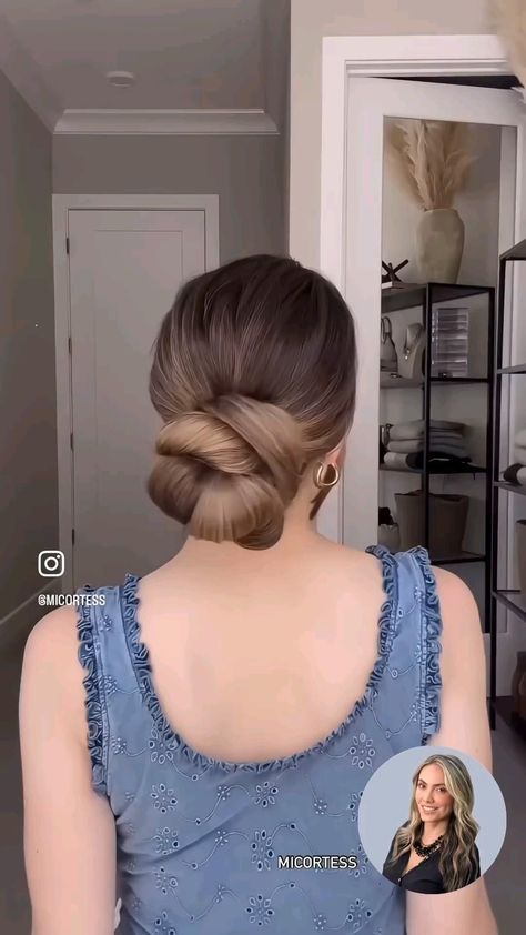 Elegant Low Bun, Easy Hair Bun, Low Bun Hairstyle, Low Bun Wedding Hair, Hairstyle Ponytail, Easy Bun Hairstyles For Long Hair, Hair Style On Saree, Hair Style Vedio, Easy Hairstyles For Thick Hair