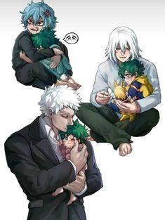 Cute Midoriya Fanart, Winged Izuku Midoriya, Omega Deku In Heat, Afo Deku Dad, Deku And Dadzawa, Dadzawa And Izuku Fanart, Dad Might And Izuku, All For One Bnha Fanart, Shindo X Deku