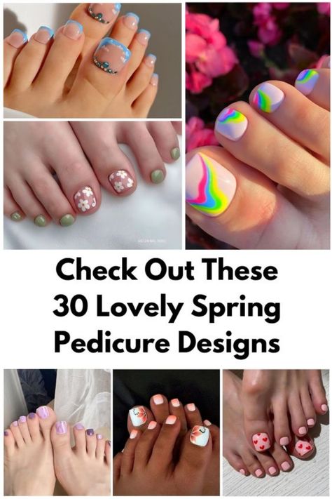 What’s a better way to rock your spring than to get a new pedicure? Every girl needs pretty nails, but every lady needs pretty toenails. Painting your toenails is a great way to accessorize your looks, especially if you often wear sandals or flip-flops. It’s such a shame that you show the world your toes but put no color on them. Spring Pedicure Designs, Pretty Toenails, Spring Pedicure, Red Nails Glitter, Pedicure Ideas, Summer Toes, Summer Toe Nails, Pedicure Designs, Model Nails