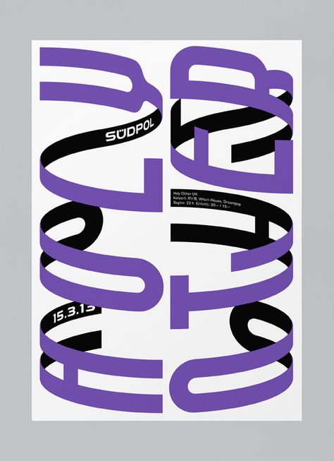 Inspiration Typographie, Typo Poster, Graphisches Design, 타이포그래피 포스터 디자인, Typographic Poster, Type Posters, Poster Layout, Communication Design, Typography Letters