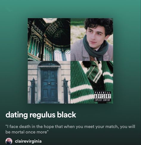 Dating Regulus Black, Regulus Black, Music Mood, Mood Songs, Marauders Era, Song Playlist, Spotify Playlist, Music Playlist, Music Stuff