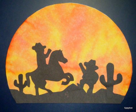 wild west craft for kids | What a lot of work that was! If you have a Cricut machine, then it ... Wild West Crafts, Luis Gonzaga, Coffee Filter Art, Cowboy Crafts, Wild West Theme, Western Crafts, Wilde Westen, Cowboy Theme, Vbs Crafts