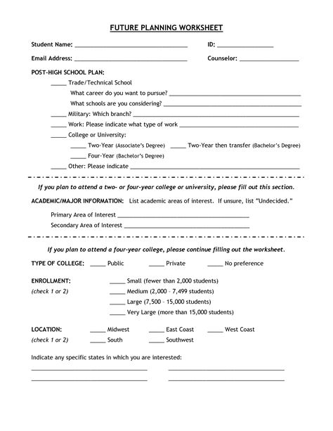 High School Career Planning Worksheet Career Exploration Worksheet High School, Planning My Future Worksheet, Career Worksheets For Middle School, Business Teacher High School, Career Exploration Activities High School, Career Planning Worksheets, Career Exploration High School, Career Exploration Middle School, Career Worksheet