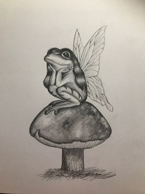 Frog Butterfly Tattoo, Angel Frog Tattoo, Frog And Butterfly Tattoo, Black And White Frog Tattoo, Frog With Wings Drawing, Fairy Frog Tattoo, Frog Fairy Tattoo, Frog With Wings Tattoo, Toad Tattoos