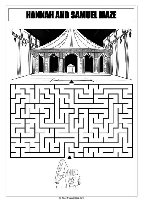 Check out this printable maze worksheet based on the Biblical story of Hannah and Samuel! Trueway Teens has tons of free printable Bible lessons, study notes, and games to help your teens learn and grow in their faith. Teen Bible Study Lessons, Hannah And Samuel, Hannah Bible, Bible Mazes, Teen Bible Lessons, Samuel Bible, Teen Bible Study, Church Foyer, Maze Worksheet