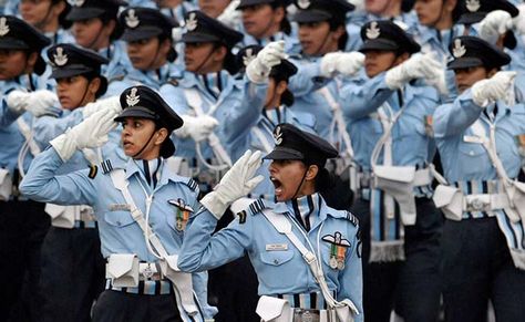 Women in Air Force Combat Role on Experimental Basis for 5 Years: Government Afcat Women, Indian Air Force Officers, Air Force Academy India, Indian Air Force Aesthetic, Indian Airforce Aesthetic, Indian Air Force Uniform, Indian Air Force Wallpapers, Air Force Outfit Woman, Defense Aesthetic