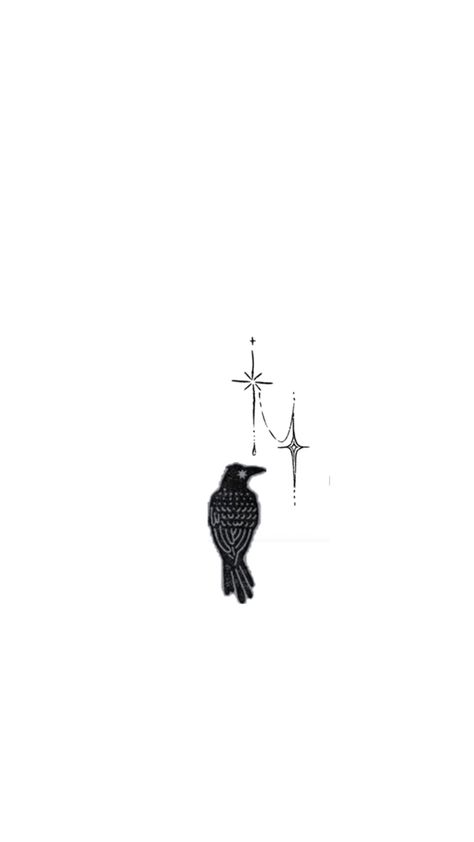 Crow Finger Tattoo, Raven Tattoo Minimalist, Counting Crows Tattoo, Small Black Bird Tattoo, Tiny Crow Tattoo, Tiny Raven Tattoo, Minimalist Crow Tattoo, Cute Crow Tattoo, Skylark Tattoo