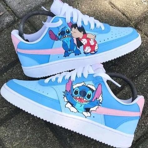 Lilo And Stitch Characters, Lilo And Stitch Merchandise, Custom Sneakers Diy, Lilo And Stitch Quotes, Stitch Stuff, Stitch Toy, Lilo And Stitch Drawings, Stitch Character, Air Max 200