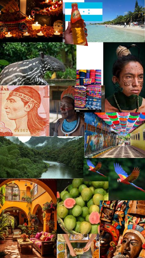 Honduras Aesthetic Wallpaper, Latin American Culture, Honduran Recipes, Latina Aesthetic, Honduras Travel, Culture Day, Roatan, Central American, Future Lifestyle