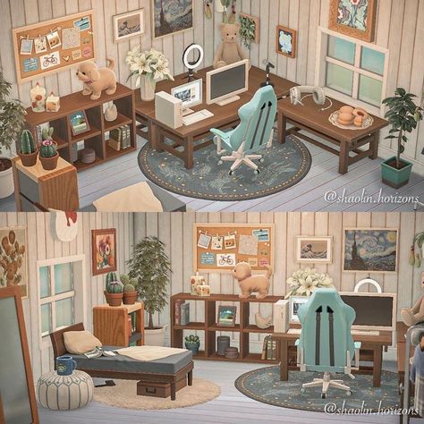 Acnh Bedroom, Acnh Idea, Acnh Interior, Acnh Hhp, Cottagecore Animals, Acnh House, Acnh Cottagecore, Animal Crossing 3ds, Ac New Leaf