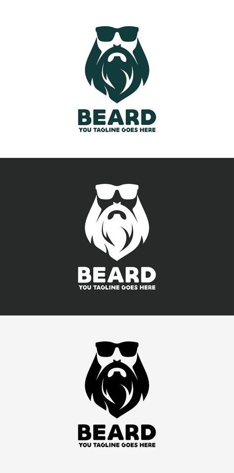 Beard Oil Logo, French Beard, Beard Logo Design, Beard Wallpaper, Beard Illustration, Beard Guide, Teeth Logo, Fairy Cat, Beard Logo