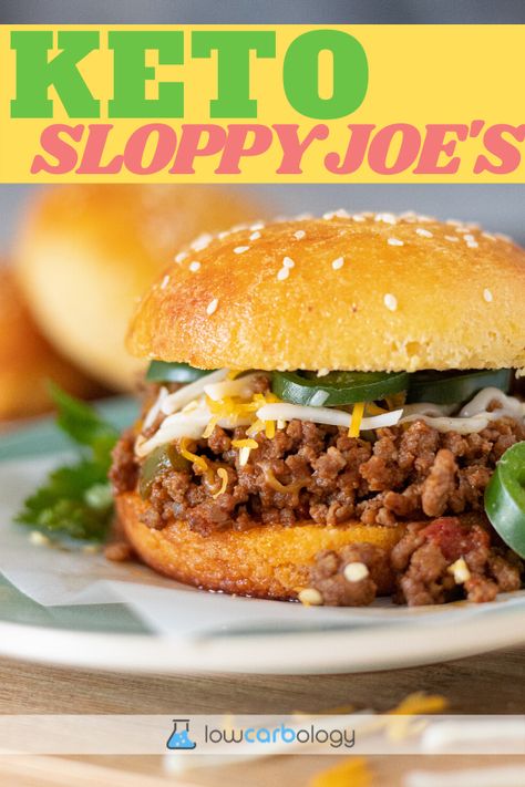 Pizza Sloppy Joes, Keto Sloppy Joes, Low Carb Sloppy Joes, Low Carb Low Fat Recipes, Sloppy Joes Recipe, Boiled Egg Diet Plan, Sloppy Joe, Beef Recipe, Healthy Low Carb Recipes