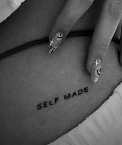 Unapologetically Tattoo, Girl Boss Tattoo Ideas, Tattoo Ideas Female Empowerment, Gym Inspired Tattoos, Boss Tattoo Female, Women Empowerment Tattoo Ideas, Badass Girl Tattoos, Slay Tattoo, Female Empowerment Tattoo