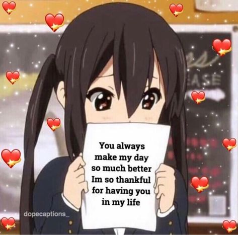 Anime Love Memes, Wholesome Anime, Anime Meme Face, Pelo Anime, You Are My Moon, Memes Anime, Cute Love Memes, Cute Messages, Love Memes