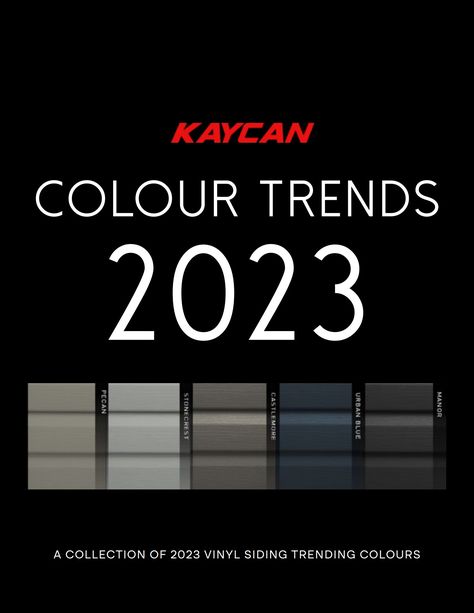 Kaycan Vinyl Siding Colors, Mastic Siding, Siding Colors For Houses, Vinyl Siding Colors, Vinyl House, Siding Colors, House Outdoor, Colour Trends, House Extension