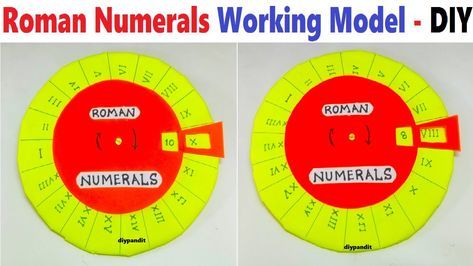 roman numerals working model - maths tlm project - diy - step by step | DIY pandit #roman #numerals #workingmodel #mathstlm #diypandit #workingproject #maths #tlm Tlm Project, Maths Tlm, Teaching Learning Material, Working Model, Diy Step, Roman Numbers, Diy Step By Step, Roman Numerals, Kid Room Decor