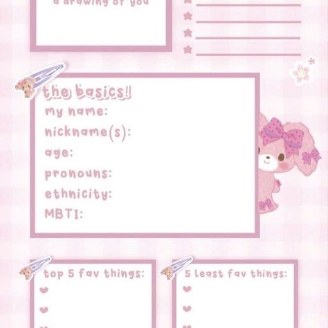 ────୨ৎ──── Here’s all the stuff I’ve posted on my story that isn’t a template 😵‍💫 ˙ . ꒷ 🍰 . 𖦹˙— Tags|| #kawaii #gettoknowme Kawaii Template, All About Me Template, Me Template, About Me Template, All About Me, Frame Template, July 28, All About Me!, Get To Know Me