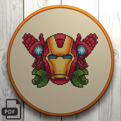 Marvel Cross Stitch, Christmas Cross Stitch Patterns Free, Counted Cross Stitch Patterns Free, Cross Stitch Pattern Maker, Easy Cross Stitch Patterns, Vintage Cross Stitches, Diy Cross Stitch, Type S, Simple Cross Stitch