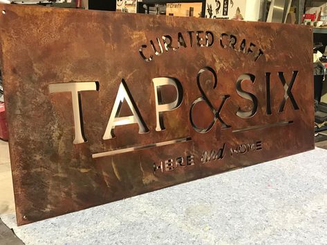 Large custom business sign Metal cutout | Etsy Business Signs Outdoor, Custom Business Signs, Farm Signs, Office Signs, Custom Metal Signs, Metal Wall Sign, Man Cave Garage, Diy Metal, Logo Sign