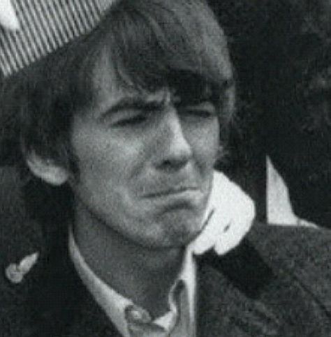 George Harrison (Don't cry, George.) George Harrison, The Beatles, A Man, The Story, Wattpad, Black And White, Hair, White, Black