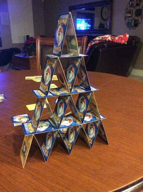 4-tiered card pyramid!!! Pyramid, Nintendo, Gaming Logos, ? Logo, Logos