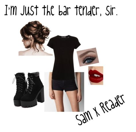 "I'm just the bar tender, sir." by supernatural-imagine-outfits ❤ liked on Polyvore featuring American Eagle Outfitters, Vince, Charlotte Tilbury, women's clothing, women's fashion, women, female, woman, misses and juniors Bar Tender Outfit, Bar Tender Outfit Women, Bar Tender, Supernatural Imagines, 2020 Outfits, Show Girl, Future Job, Daily Fashion Inspiration, Date Night Outfit Classy