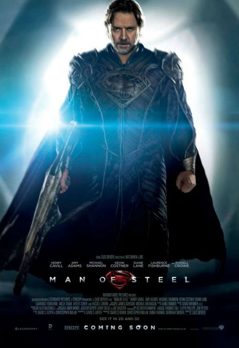 Jor El, General Zod, Michael Shannon, Superman Man Of Steel, Russell Crowe, Dc Movies, The Dark Knight, Movie Poster Art, Man Images