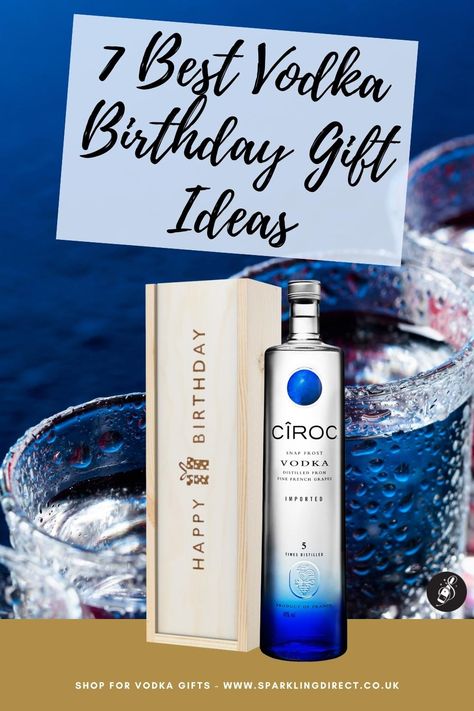 When it comes to Vodka birthday gifts, these seven are unlike any other. So if you find yourself wanting to send one, this is the gift guide for you. #vodkagifts #birthdaygifts #vodkabirthdaygifts #vodkadelivery Vodka Gift Ideas, Luxury Vodka, Best Vodka, Apple Vodka, Ciroc Vodka, Vodka Gifts, Birthday Cocktails, Raspberry Vodka, Personalized Gift Cards