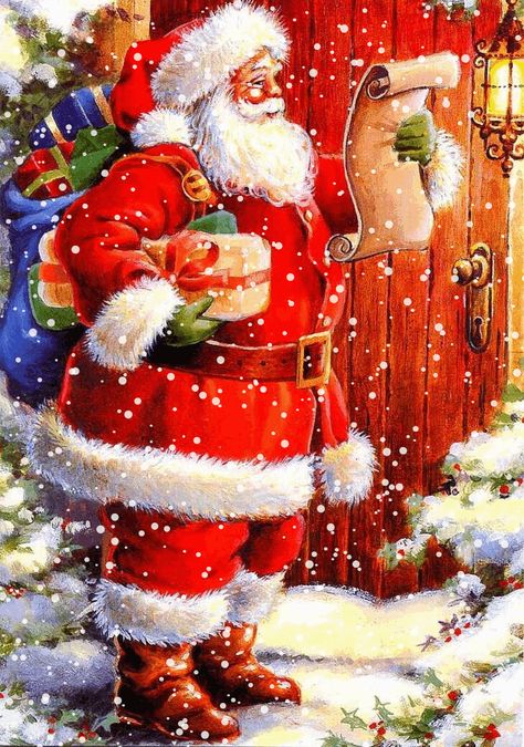 Winter Christmas Scenes, Merry Christmas Gif, Merry Christmas Wallpaper, Merry Christmas Pictures, Christmas Wallpaper Backgrounds, Christmas Scenery, Merry Christmas Images, Animated Christmas, Christmas Gif